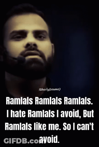 Bearded Man In Headset With Quote GIF
