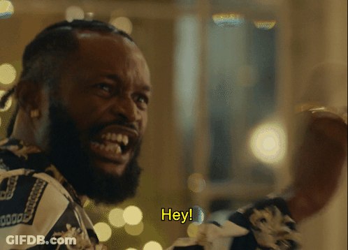 Bearded Man In Hey Shirt GIF
