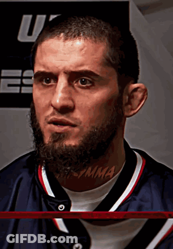 Bearded Man In MMA Shirt GIF
