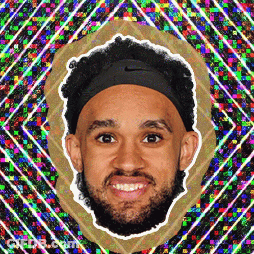 Bearded Man In Nike Headband Smiling GIF