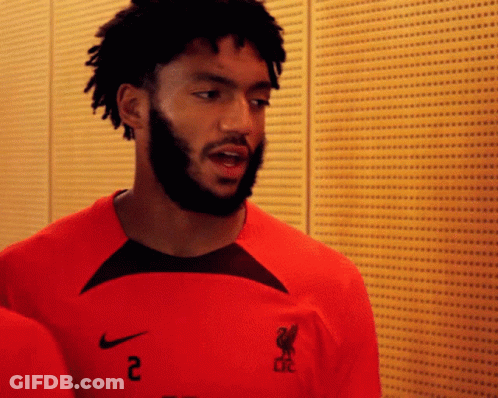 Bearded Man In Red Nike Shirt Number 2 GIF