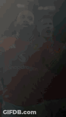 Bearded Man In Red Snapdragon Shirt GIF