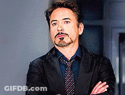 Bearded Man In Suit And Tie Arms Crossed GIF