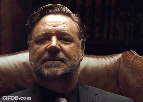 Bearded Man In Suit Eyes Closed GIF