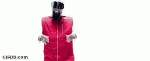 Bearded Man In Sunglasses Making Peace Sign GIF