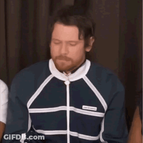 Bearded Man In Tommy Hilfiger Jacket GIF