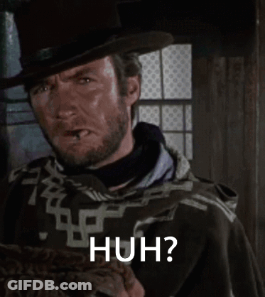 Bearded Man In Top Hat And Cape Saying Huh GIF