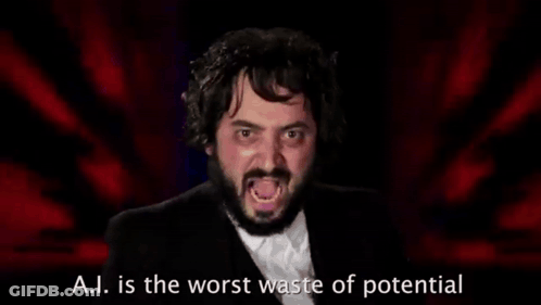 Bearded Man In Tuxedo Making Funny Face GIF