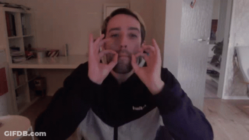 Bearded Man In Twitch Jacket GIF