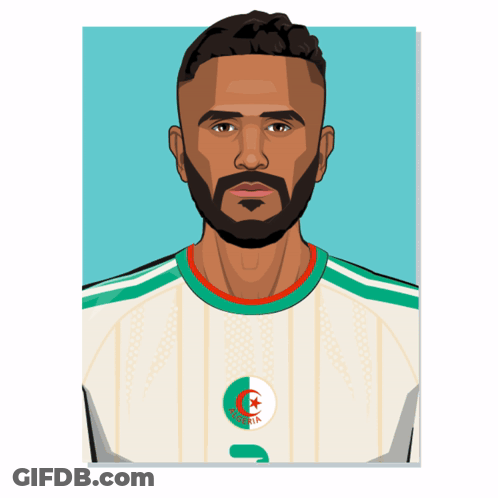 Bearded Man In White And Green Striped Shirt GIF