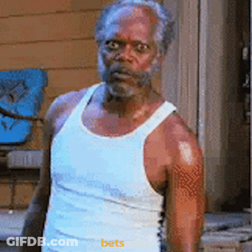 Bearded Man In White Tank Top Saying Bets GIF