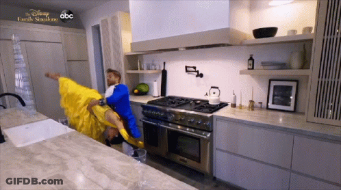Bearded Man In World Of Dance Shirt At Window GIF