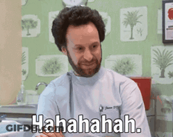 Bearded Man Laughing Hahahahah GIF