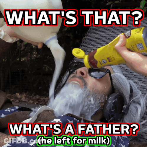 Bearded Man Lying On Chair With Ketchup Bottle On Face Saying What's That GIF