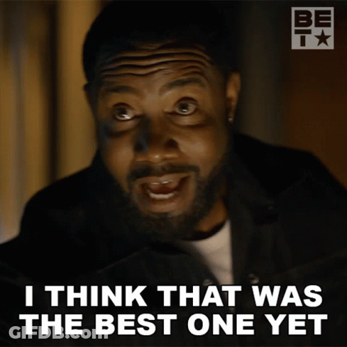 Bearded Man Making Face Saying Best One Yet GIF