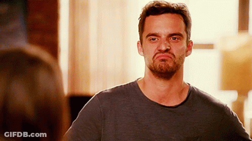 Bearded Man Making Funny Face GIF