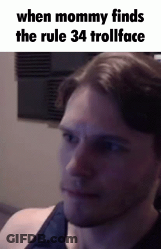 Bearded Man Making Funny Face GIF
