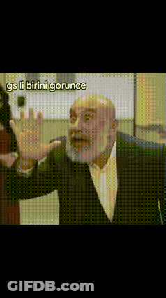 Bearded Man Making Funny Face Gs Li Birini Gorunce GIF