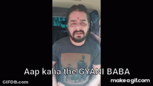 Bearded Man Making Funny Face In Car GIF