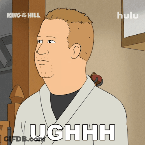 Bearded Man Making Funny Face Saying Ugh GIF