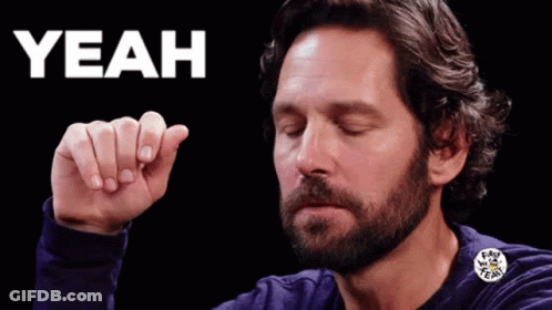 Bearded Man Making Funny Face Saying Yeah GIF