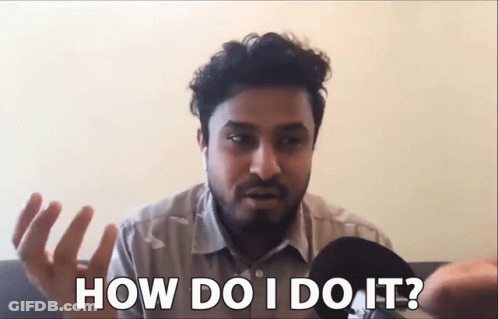 Bearded Man Mic How Do I Do It GIF
