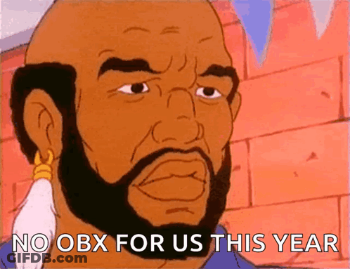 Bearded Man No Obx For Us This Year GIF