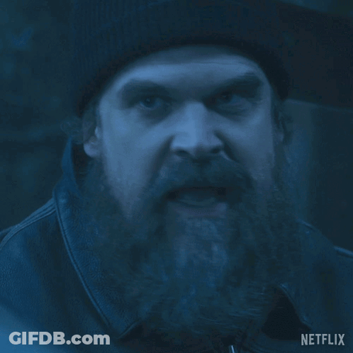 Bearded Man On Netflix Poster GIF