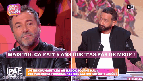 Bearded Man On TV Show Paf GIF