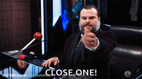 Bearded Man Pointing At Camera Close One GIF