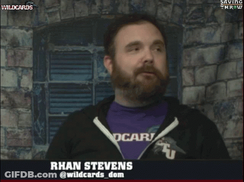Bearded Man Saying Bye GIF