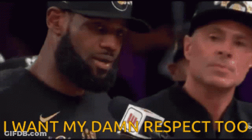 Bearded Man Saying I Want My Damn Respect Too Into Microphone GIF
