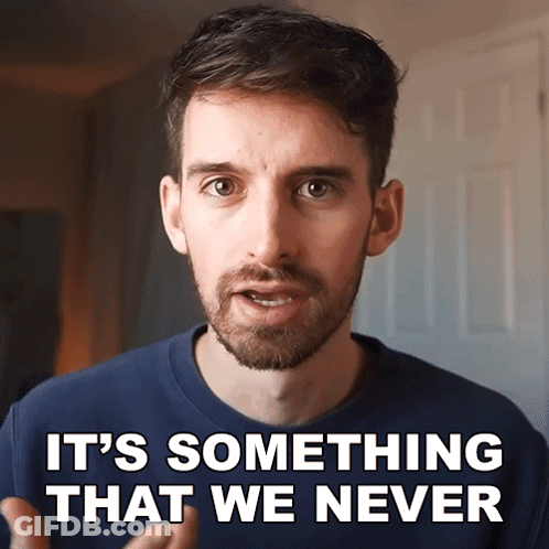 Bearded Man Saying It's Something We Never GIF