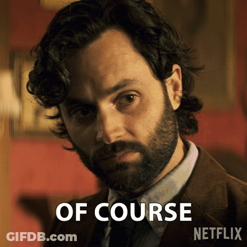 Bearded Man Saying Of Course Netflix GIF