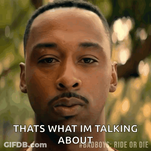 Bearded Man Saying That's What I'm Talking About GIF