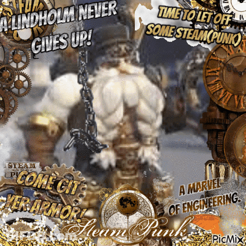 Bearded Man Saying Time To Let Off Steampunks GIF
