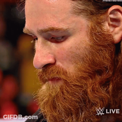 Bearded Man Saying W Live GIF