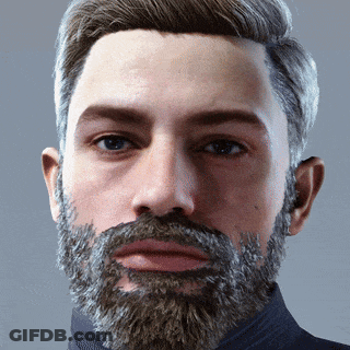 Bearded Man Saying Ya Damn Right Sistas Logo GIF