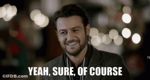 Bearded Man Saying Yeah Sure Of Course GIF