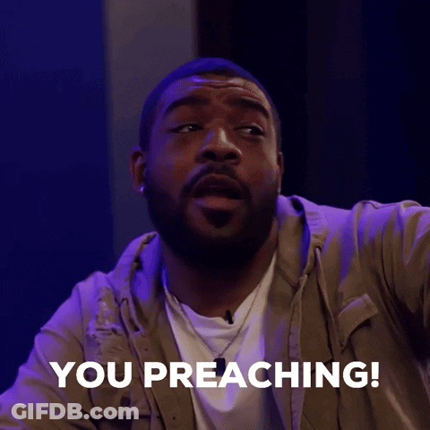 Bearded Man Saying You Preaching GIF