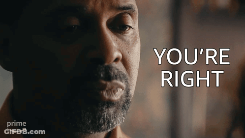 Bearded Man Saying You're Right GIF