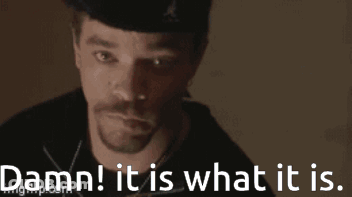Bearded Man Says Don't Look At Me I Just Know Stuff GIF