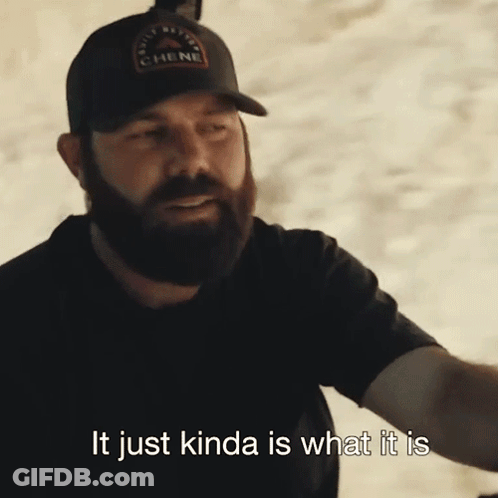 Bearded Man Says It Is What It Is GIF