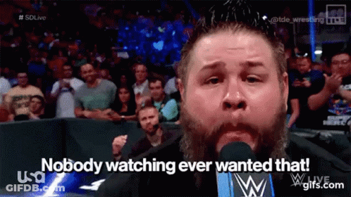 Bearded Man Says Nobody Watching Ever Wanted That GIF