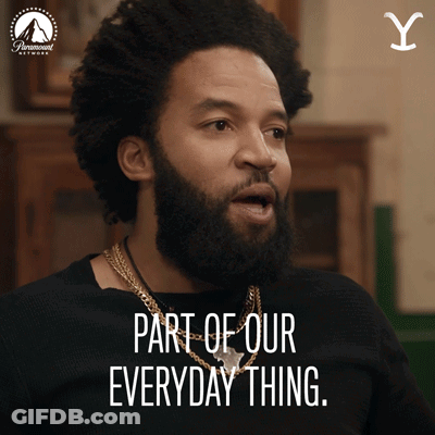 Bearded Man Says Part Of Our Everyday Thing Paramount Network GIF