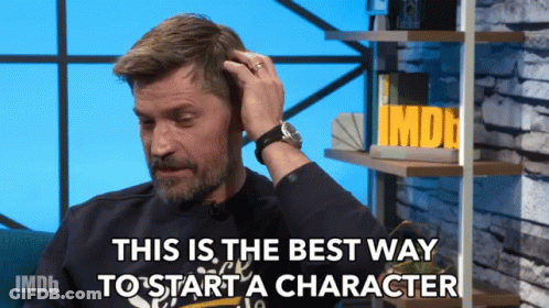 Bearded Man Says This Best Way Start Character GIF