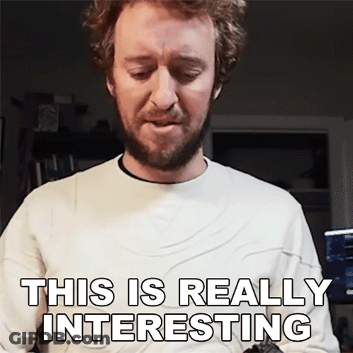 Bearded Man Says This Is Really Interesting GIF