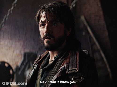 Bearded Man Says Us I Don't Know You GIF