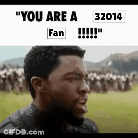 Bearded Man Says You Are A Fan To Crowd GIF