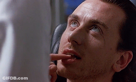 Bearded Man Shushing GIF